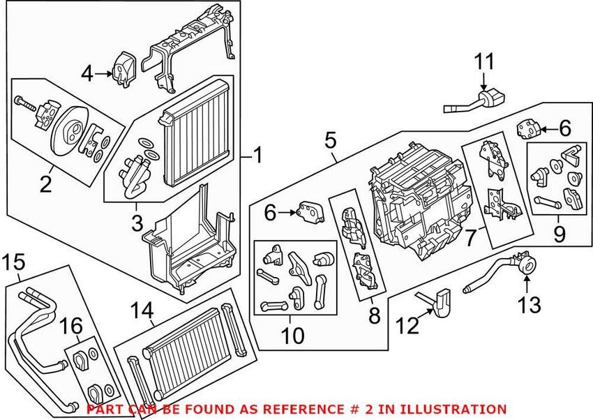 Audi A/C Expansion Valve 4G0898967